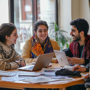 Collaboration across cultures and continents